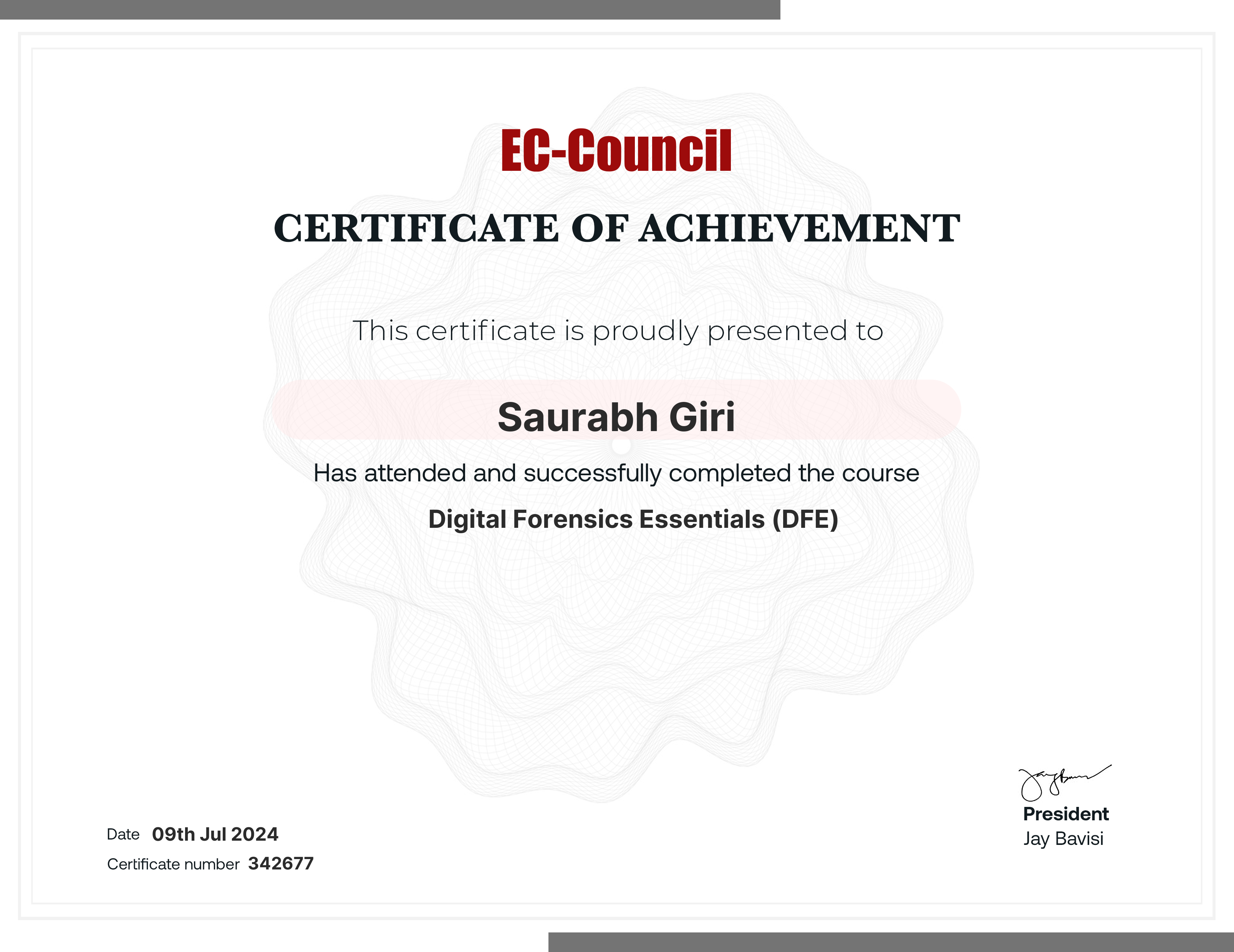 Certification Image